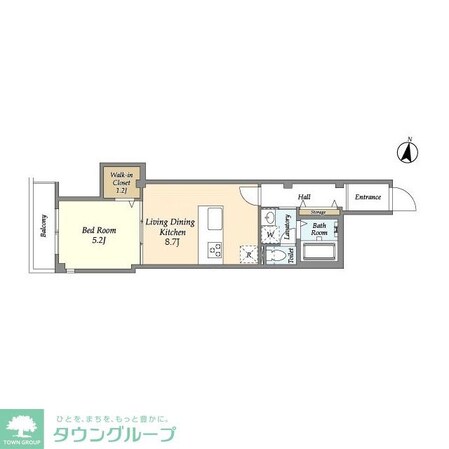 ボヌールアラマンダの物件間取画像